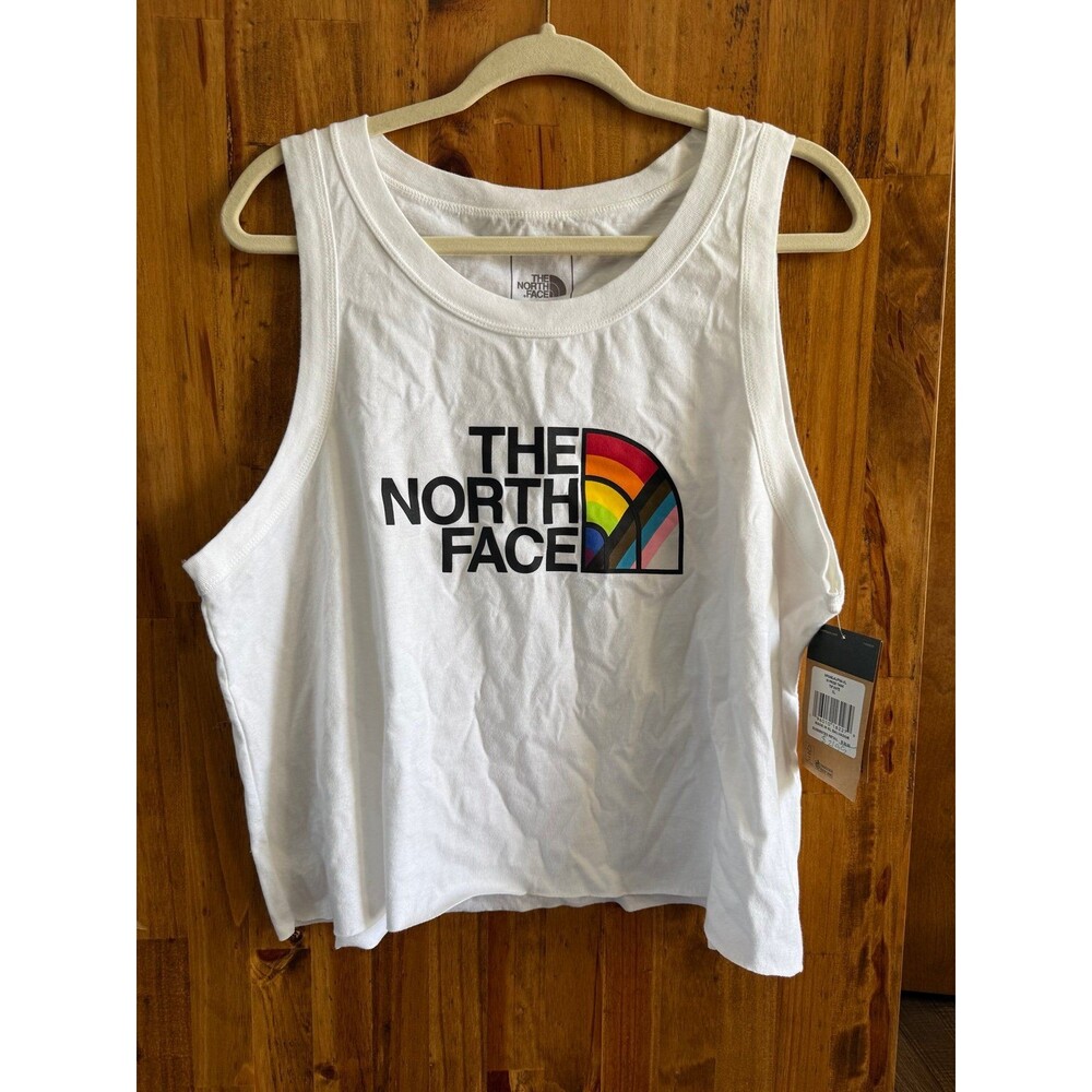The North Face Pride Tank White Sz. XL NWT